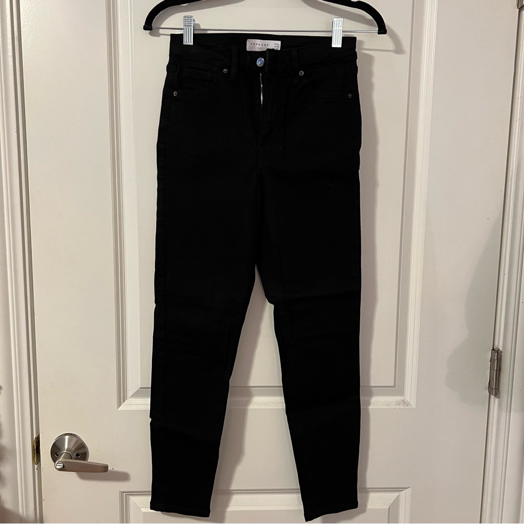Topshop Black Jamie Jeans